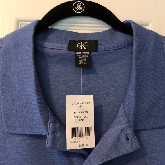 NWT Calvin Klein Polo Shirt XXL - Picture 2 of 3